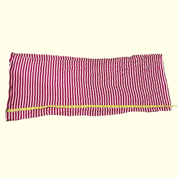 Old Navy Pink and Cream Striped Infinity Scarf - Picture 1 of 1